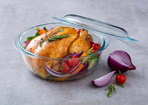 Pyrex Round Glass Casserole 3 Sizes (207A000/204A000/208A000)