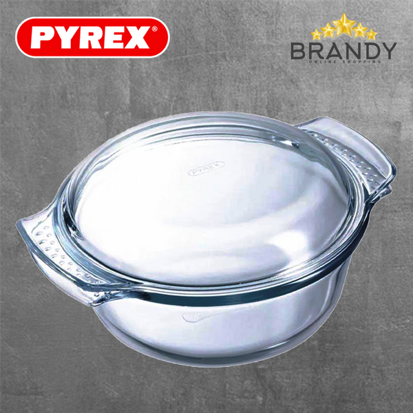 Pyrex Round Glass Casserole 3 Sizes (207A000/204A000/208A000)