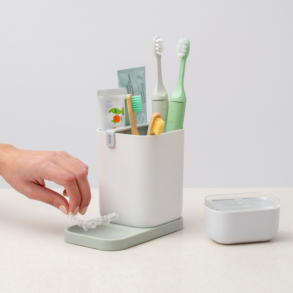 EKO Bento Bathroom Organizer EK6123P-WH-1