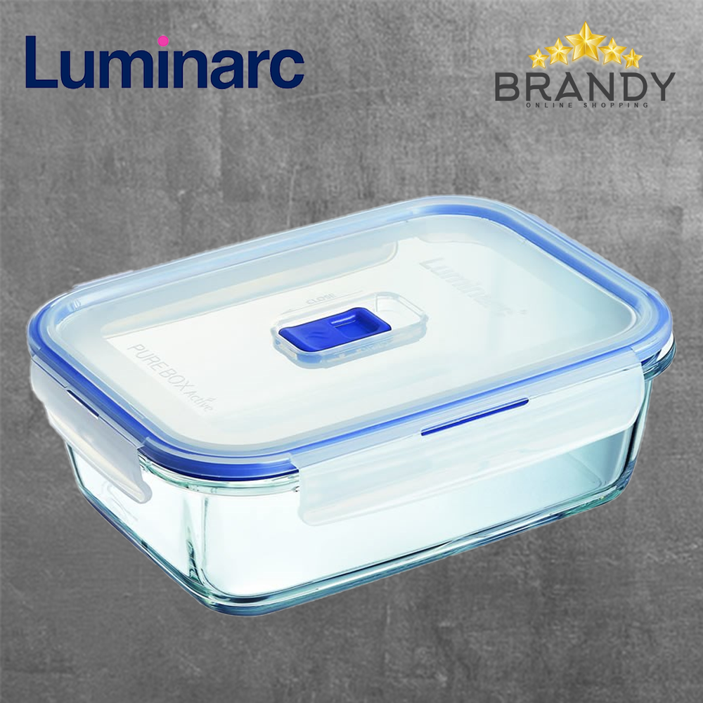 Pure Box Rectangular Blue Food Containers