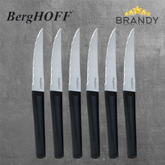 BergHOFF Matrix DiNA 6-Piece Steak Knife Set Stainless Steel 11.5 cm