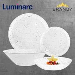 Luminarc Simply Ingmar Dinner Set V3831 38-Piece Glass White-1