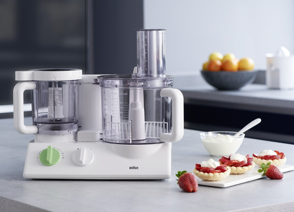 Food Processor FX3030WH with 15 Speeds and Attachments