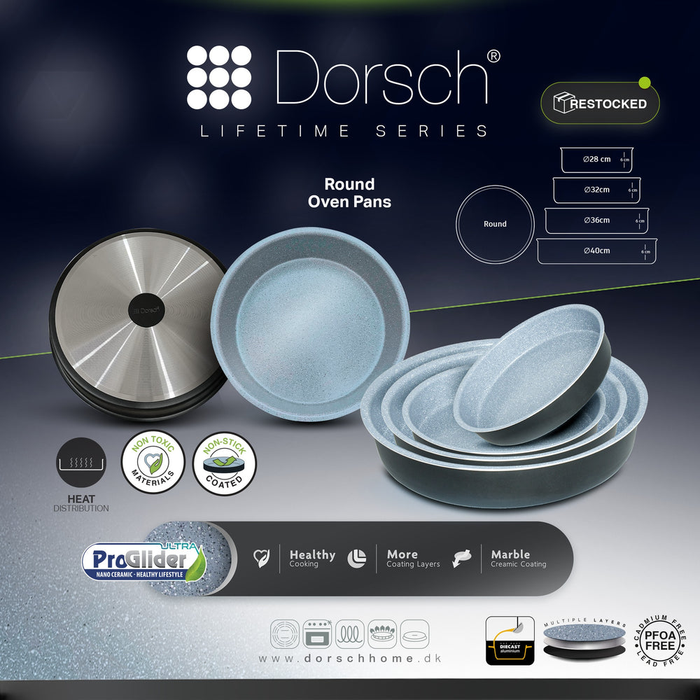 Dorsch Lifetime Granite Round Oven Tray