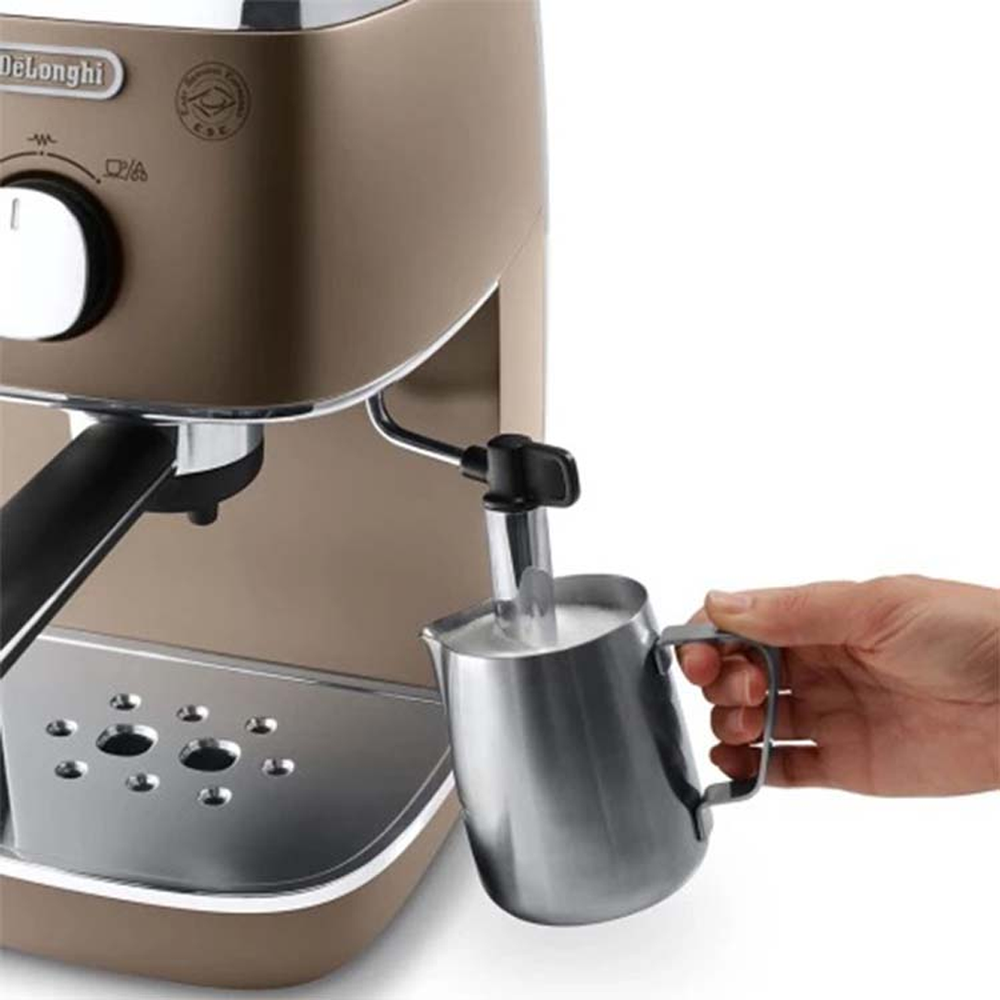 Distinta Espresso Maker Bronze ECI341BZ Semi-Automatic Coffee Machine 15-Bar Pump