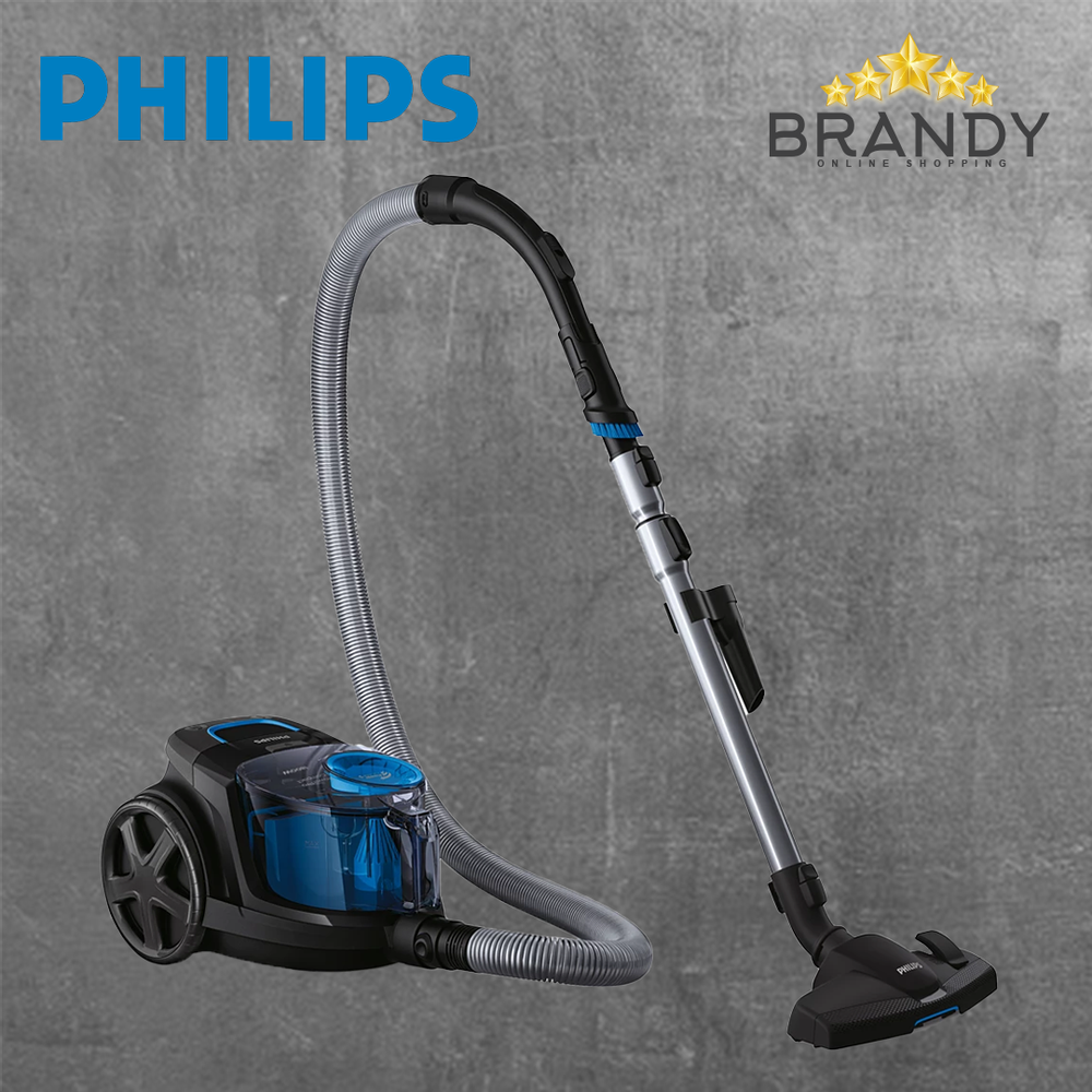 PowerPro Compact Bagless Vacuum Cleaner 1800W High Efficiency Filter Black Blue