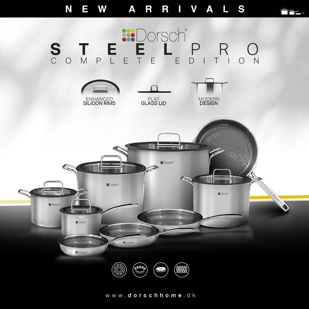 Steel Pro Sauce Pan 18cm Stainless Steel