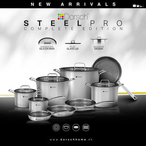 Steel Pro Sauce Pan 18cm Stainless Steel