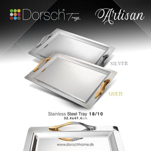 Artisan Stainless Steel Serving Tray