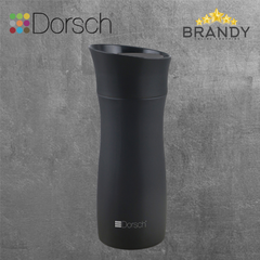Black Metal Mug 300ml with Double Wall Insulation