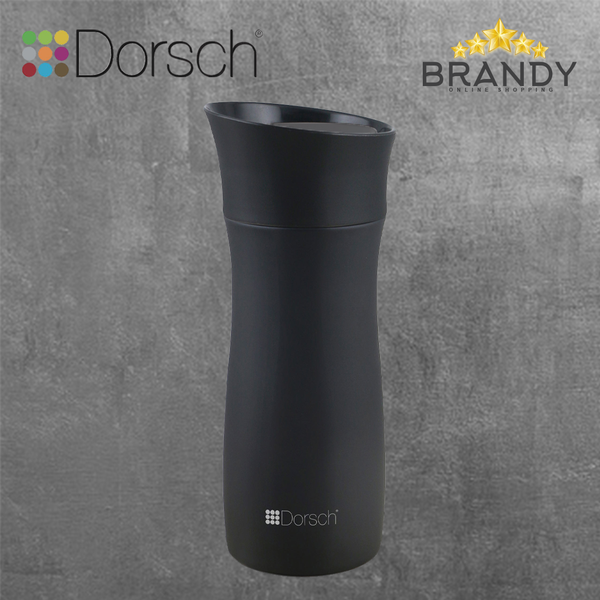 Black Metal Mug 300ml with Double Wall Insulation