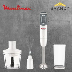 Moulinex Optichef DD642110 Hand Blender Set 800W 10-Speed White/Grey