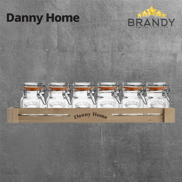 Danny Home Set 6 Spice Jars with Stand 1966-40-1