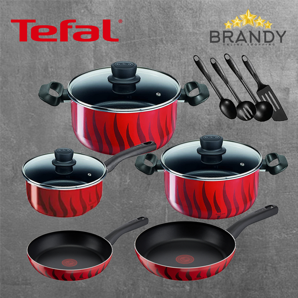 Tempo Flame 12-Piece Non-Stick Cookware Set