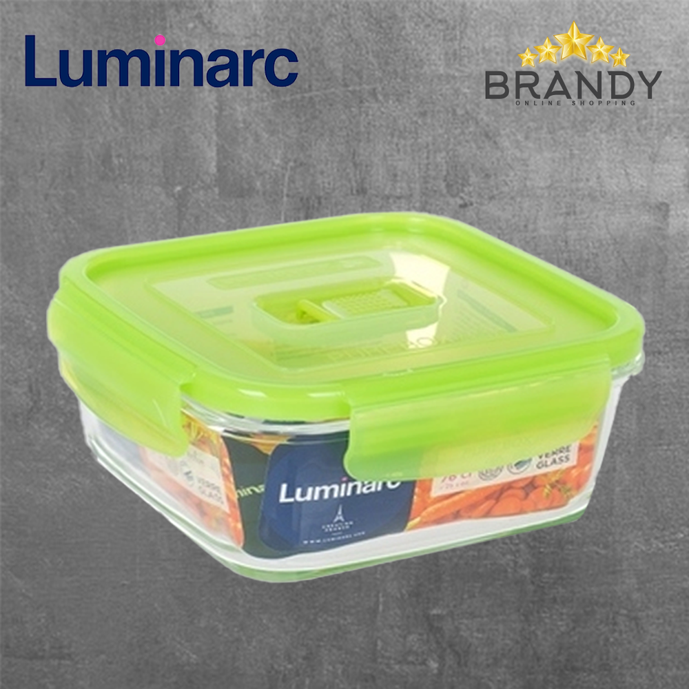 Pure Box Square Green Food Containers