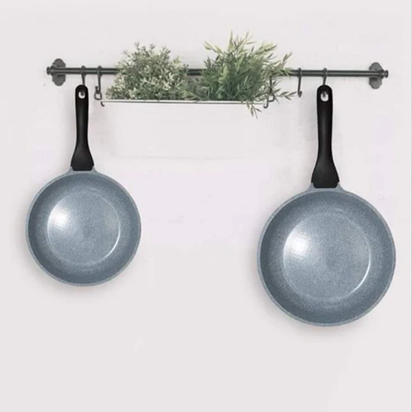 Granite Induction Frypan - Marble Non-Stick Cookware