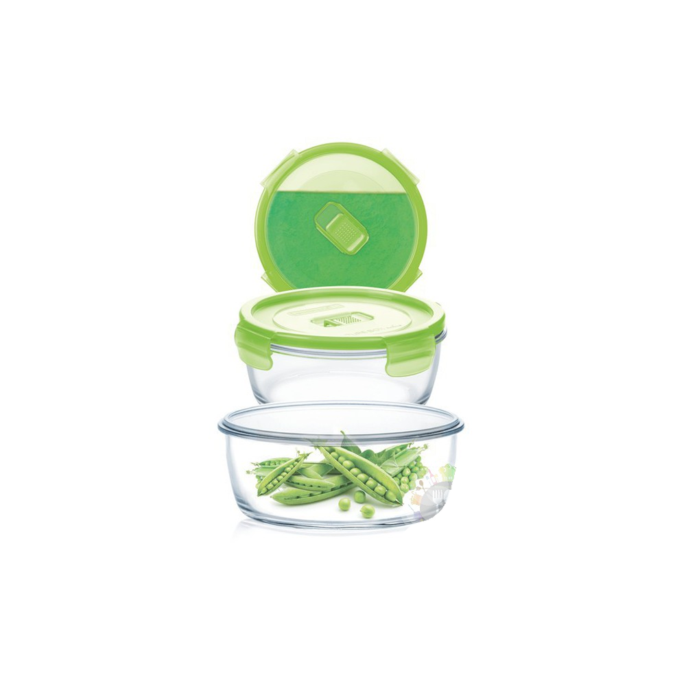 Pure Box Round Green Food Containers