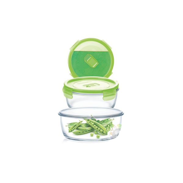 Pure Box Round Green Food Containers