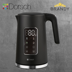 Dorsch EK-22 Electric Kettle 1.7 L LED Touch Temperature Control Black