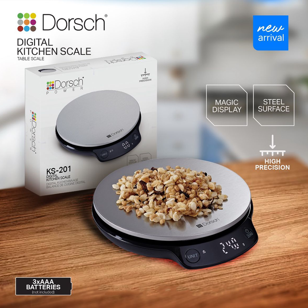 Digital Kitchen Scale KS-201 + Free Tefal Spoon