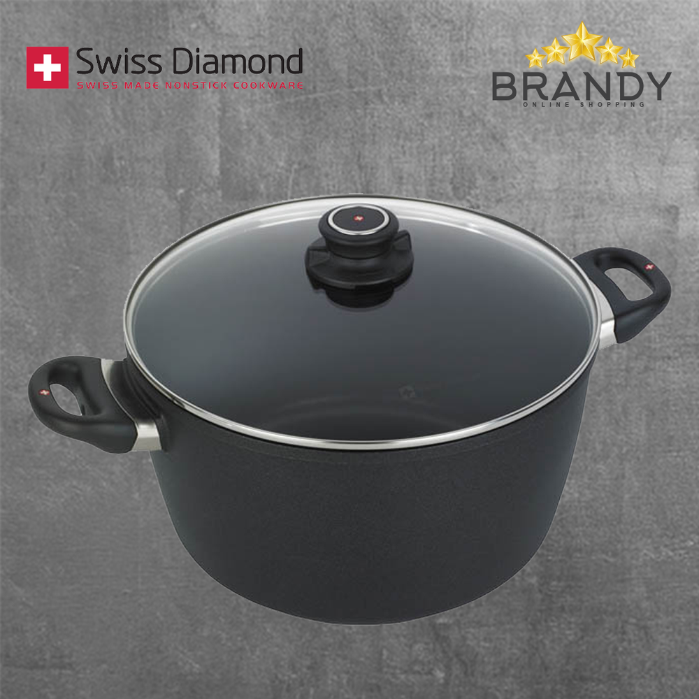 Diamond Pot with Reinforced Non-Stick Coating