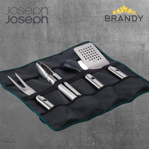 GrillOut Retractable BBQ Tool Set & Case