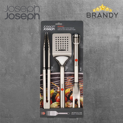 Joseph Joseph GrillOut Retractable BBQ Utensil Set 4pc Stainless Steel