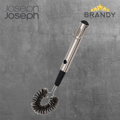 Joseph Joseph GrillOut BBQ Cleaning Brush Extending Handle Stainless Steel