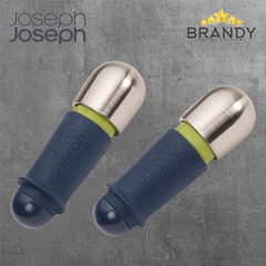 Joseph Joseph BarWise Twist-Lock Wine Stoppers Set of 2 Blue