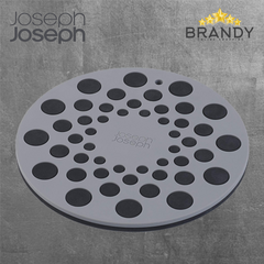 Joseph Joseph Spot-On Silicone Trivets Set of 2 Grey 17 cm