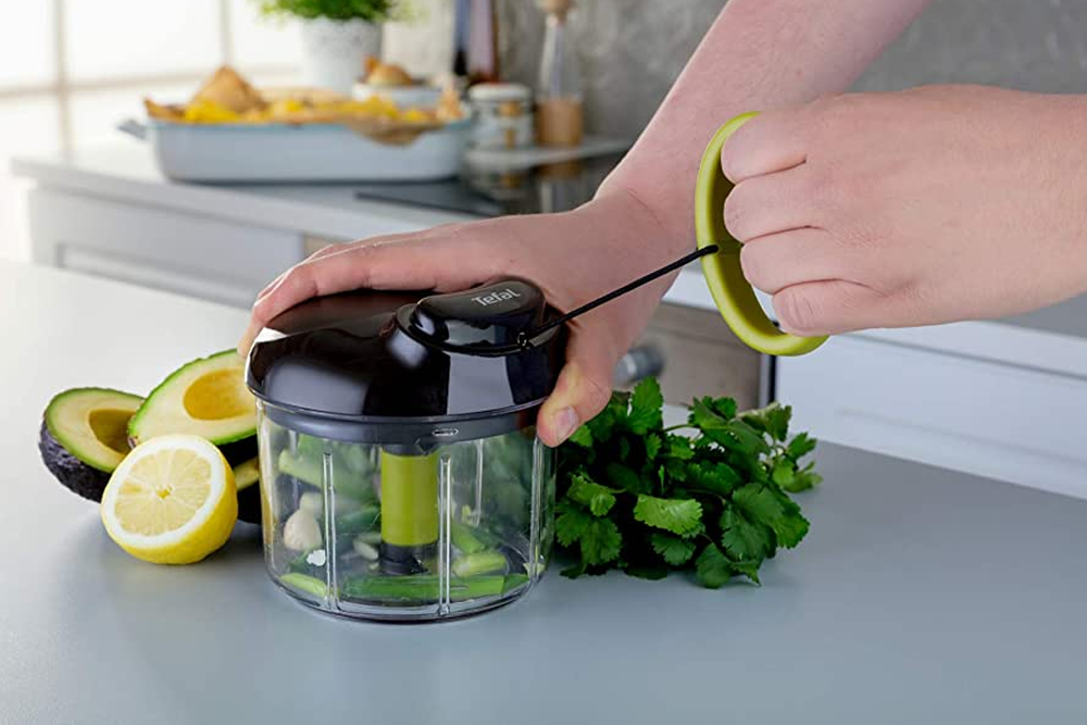 Manual Chopper 900ml with Stainless Steel Blades