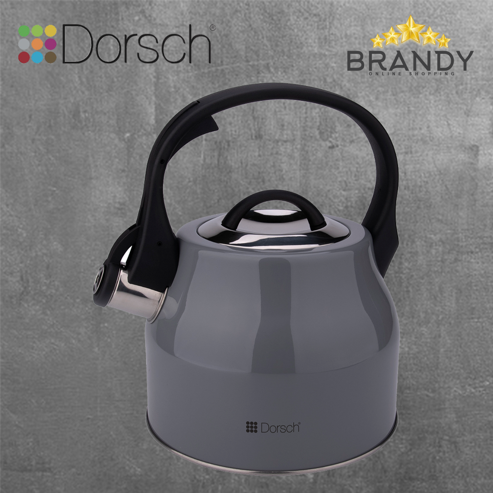 Grey Kettle 2.5L Stainless Steel with Filter