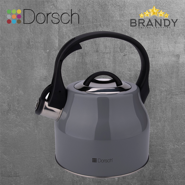 Grey Kettle 2.5L Stainless Steel with Filter
