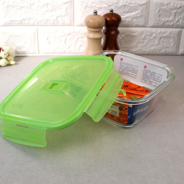 Pure Box Square Green Food Containers