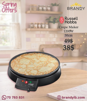 Russell Hobbs Fiesta Crepe Maker 20920-56 1200W 30cm Non-Stick