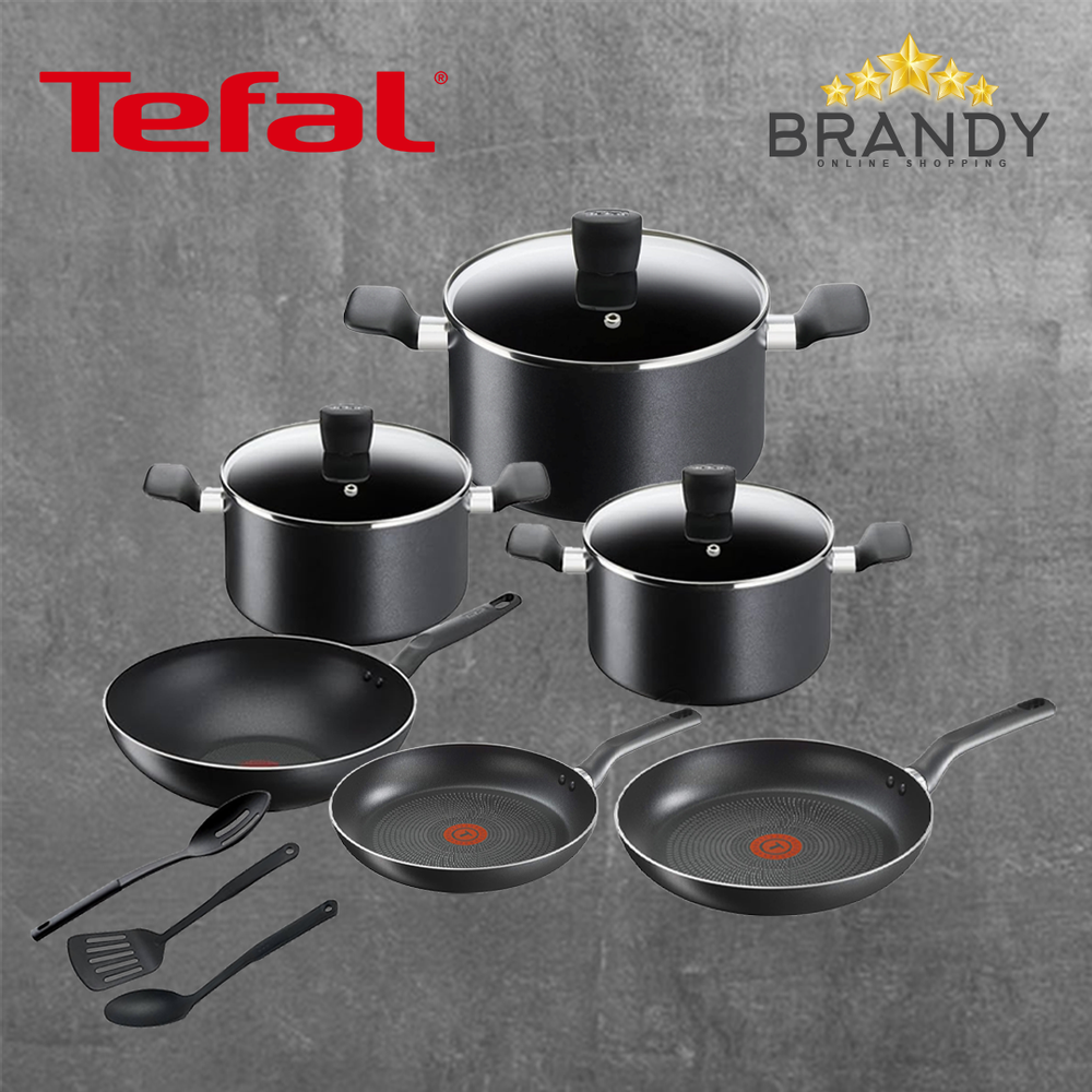Super Cook Set 12pcs Titanium Non-Stick Cookware