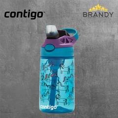 Contigo Easy Clean AUTOSPOUT Kids Water Bottle 420 ml Unicorns