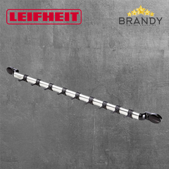 Leifheit ProLine 21335 Hook Rail Stainless Steel, 11 Hooks