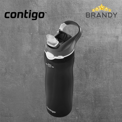 Contigo Ashland Chill AUTOSPOUT Water Bottle 590 ml Matte Black