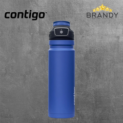Contigo Free Flow AUTOSEAL Vacuum-Insulated Water Bottle 720 ml Blue Corn