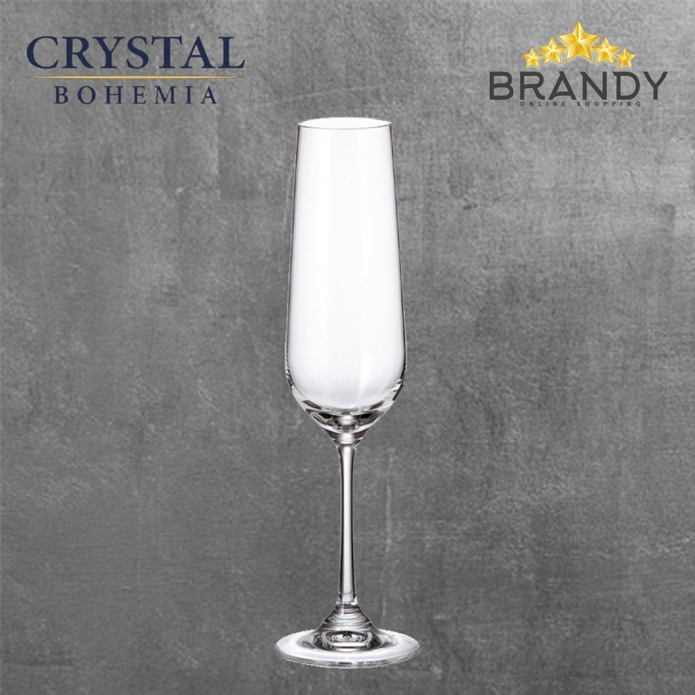 Strix Champagne Glasses Set 6pcs Crystal Glass