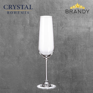 Strix Champagne Glasses Set 6pcs Crystal Glass