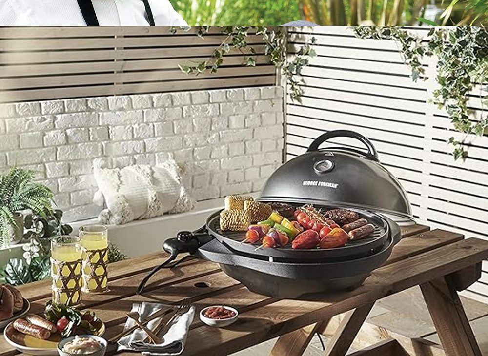 Russell Hobbs Electric BBQ Grill with Stand 22460-1