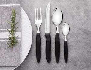 Ipanema Black Cutlery Set 25pcs