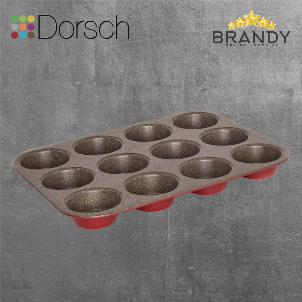 Muffin Pan 12 Cups Non-Stick Granite