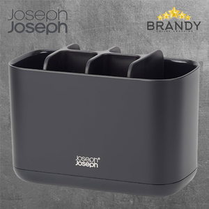 EasyStore Large Matt Black Toothbrush Holder
