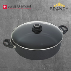 Swiss Diamond XD Nonstick Casserole & Sauteuse 24/28/32 cm-1