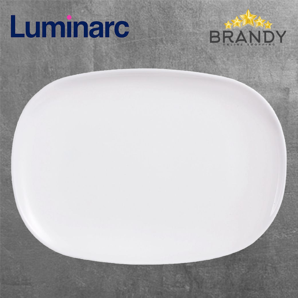 Sweet Line White Rectangular Plate 34x28cm