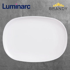 Sweet Line White Rectangular Plate 34x28cm