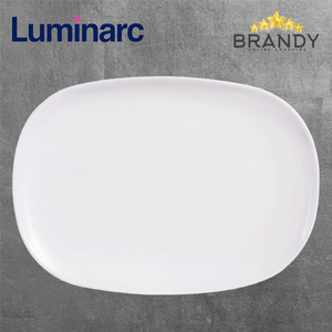 Sweet Line White Rectangular Plate 34x28cm